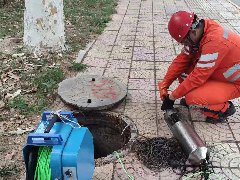 管道聲吶檢測儀武漢某項目